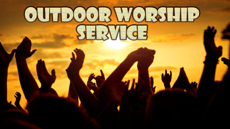 Outdoor Worship Night Duplain Church of Christ St